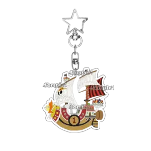Fashion Anime Peripheral Luffy Roronoa Zoro Nami Usopp Cartoon Acrylic Keychain Key Ring Bag Móc Treo Đeo Thoại, Standee, Móc Khoá In Theo Yêu Cầu, Chất Liệu Mica Dày 4mm, Kích Thước 5.5 Cm, Có In Test Mẫu