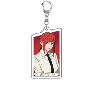 Fashion Anime Pochita Makima Denji Figure Acrylic Keychain Chainsaw Man Cartoon Characters Móc Treo Đeo Thoại, Standee, Móc Khoá In Theo Yêu Cầu, Chất Liệu Mica Dày 4mm, Kích Thước 5.5 Cm, Có In Test Mẫu
