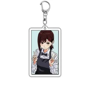 Fashion Anime Pochita Makima Denji Figure Acrylic Keychain Chainsaw Man Cartoon Characters Móc Treo Đeo Thoại, Standee, Móc Khoá In Theo Yêu Cầu, Chất Liệu Mica Dày 4mm, Kích Thước 5.5 Cm, Có In Test Mẫu