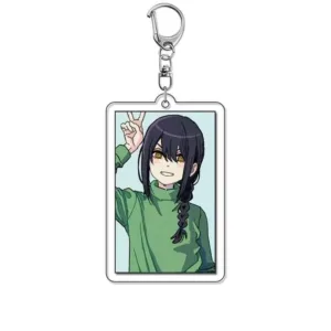 Fashion Anime Pochita Makima Denji Figure Acrylic Keychain Chainsaw Man Cartoon Characters Móc Treo Đeo Thoại, Standee, Móc Khoá In Theo Yêu Cầu, Chất Liệu Mica Dày 4mm, Kích Thước 5.5 Cm, Có In Test Mẫu