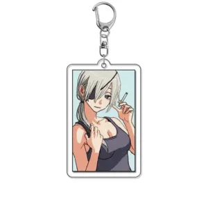 Fashion Anime Pochita Makima Denji Figure Acrylic Keychain Chainsaw Man Cartoon Characters Móc Treo Đeo Thoại, Standee, Móc Khoá In Theo Yêu Cầu, Chất Liệu Mica Dày 4mm, Kích Thước 5.5 Cm, Có In Test Mẫu