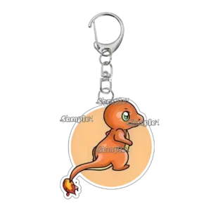 Fashion Anime Pocket Monsters Mewtwo Charmander Bulbasaur Character Acrylic Keychain Cartoon Móc Treo Đeo Thoại, Standee, Móc Khoá In Theo Yêu Cầu, Chất Liệu Mica Dày 4mm, Kích Thước 5.5 Cm, Có In Test Mẫu