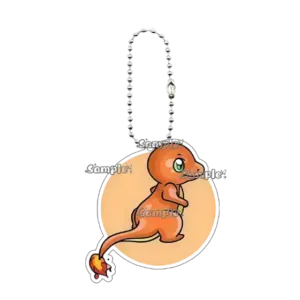 Fashion Anime Pocket Monsters Mewtwo Charmander Bulbasaur Character Acrylic Keychain Cartoon Móc Treo Đeo Thoại, Standee, Móc Khoá In Theo Yêu Cầu, Chất Liệu Mica Dày 4mm, Kích Thước 5.5 Cm, Có In Test Mẫu