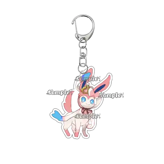 Fashion Anime Umbreon Jolteon Espeon Sylveon Acrylic Keychain Pocket Monsters Creative Móc Treo Đeo Thoại, Standee, Móc Khoá In Theo Yêu Cầu, Chất Liệu Mica Dày 4mm, Kích Thước 5.5 Cm, Có In Test Mẫu