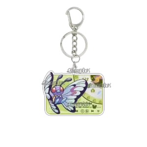 Fashion Anime Venonat Venomoth Parasect Paras Pocket Monsters Cartoon Acrylic Keychain Móc Treo Đeo Thoại, Standee, Móc Khoá In Theo Yêu Cầu, Chất Liệu Mica Dày 4mm, Kích Thước 5.5 Cm, Có In Test Mẫu