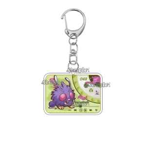 Fashion Anime Venonat Venomoth Parasect Paras Pocket Monsters Cartoon Acrylic Keychain Móc Treo Đeo Thoại, Standee, Móc Khoá In Theo Yêu Cầu, Chất Liệu Mica Dày 4mm, Kích Thước 5.5 Cm, Có In Test Mẫu