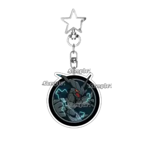 Fashion Anime Yveltal Zekrom Pkm Peripheral Cartoon Acrylic Keychain Accessories Backpack Móc Treo Đeo Thoại, Standee, Móc Khoá In Theo Yêu Cầu, Chất Liệu Mica Dày 4mm, Kích Thước 5.5 Cm, Có In Test Mẫu