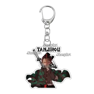 Fashion Character Kochou Shinobu Agatsuma Zenitsu Nezuko Anime Figure Acrylic Keychain Móc Treo Đeo Thoại, Standee, Móc Khoá In Theo Yêu Cầu, Chất Liệu Mica Dày 4mm, Kích Thước 5.5 Cm, Có In Test Mẫu