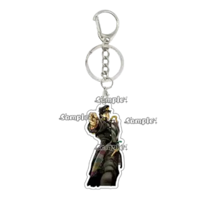 Fashion Crazy Diamond Anime Character Figure Acrylic Keychain Women Men Cartoon Accessory Móc Treo Đeo Thoại, Standee, Móc Khoá In Theo Yêu Cầu, Chất Liệu Mica Dày 4mm, Kích Thước 5.5 Cm, Có In Test Mẫu