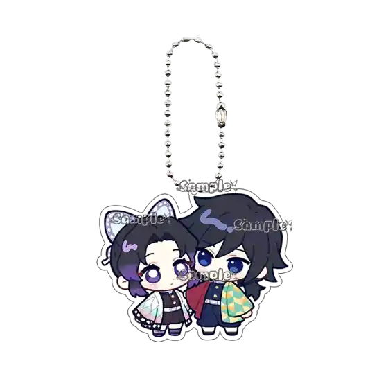 Fashion Kochou Shinobu Nezuko Tsuyuri Anime Characters Acrylic Keychain Jewelry Ornaments Móc Treo Đeo Thoại, Standee, Móc Khoá In Theo Yêu Cầu, Chất Liệu Mica Dày 4mm, Kích Thước 5.5 Cm, Có In Test Mẫu