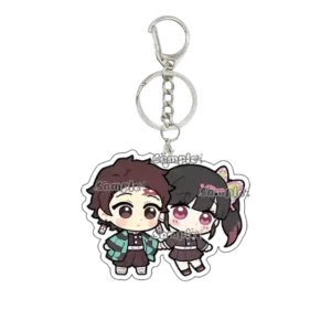 Fashion Kochou Shinobu Nezuko Tsuyuri Anime Characters Acrylic Keychain Jewelry Ornaments Móc Treo Đeo Thoại, Standee, Móc Khoá In Theo Yêu Cầu, Chất Liệu Mica Dày 4mm, Kích Thước 5.5 Cm, Có In Test Mẫu