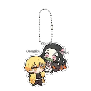Fashion Kochou Shinobu Nezuko Tsuyuri Anime Characters Acrylic Keychain Jewelry Ornaments Móc Treo Đeo Thoại, Standee, Móc Khoá In Theo Yêu Cầu, Chất Liệu Mica Dày 4mm, Kích Thước 5.5 Cm, Có In Test Mẫu