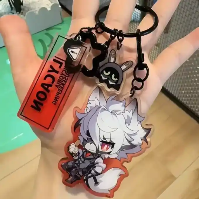 Fashion Zenless Zone Zero Von Lycaon Women Men Jewelry Acrylic Keychains Characters Figures Móc Treo Đeo Thoại, Standee, Móc Khoá In Theo Yêu Cầu, Chất Liệu Mica Dày 4mm, Kích Thước 5.5 Cm, Có In Test Mẫu