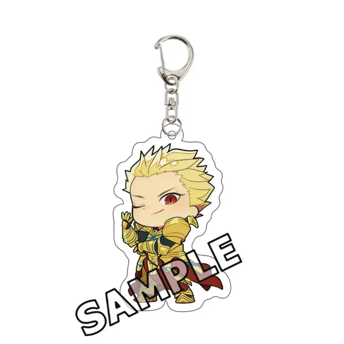 Fate/strange Fake Acrylic Keychain Gilgamesh Enkidu Saber Richard I Double Sided Keychain Móc Treo Đeo Thoại, Standee, Móc Khoá In Theo Yêu Cầu, Chất Liệu Mica Dày 4mm, Kích Thước 5.5 Cm, Có In Test Mẫu