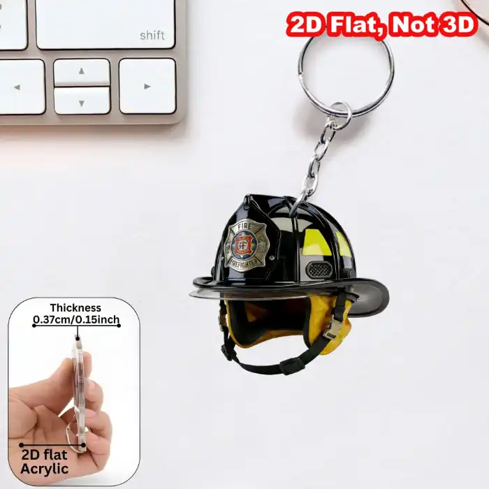 firefighter-helmet-keychain-2d-flat-acry-var2-1789639732158-403 Firefighter Helmet Keychain 2d Flat Acrylic Pendant Firemen Themed Ornament Hanging Móc Treo Đeo Thoại, Standee, Móc Khoá In Theo Yêu Cầu, Chất Liệu Mica Dày 4mm, Kích Thước 5.5 Cm, Có In Test Mẫu