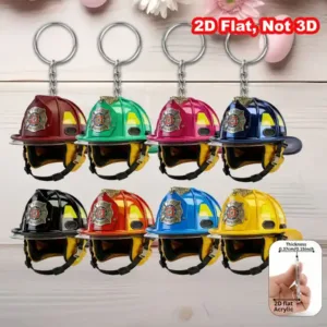 Firefighter Helmet Keychain 2d Flat Acrylic Pendant Firemen Themed Ornament Hanging Móc Treo Đeo Thoại, Standee, Móc Khoá In Theo Yêu Cầu, Chất Liệu Mica Dày 4mm, Kích Thước 5.5 Cm, Có In Test Mẫu Firefighter Helmet Keychain 2d Flat Acrylic Pendant Firemen Themed Ornament Hanging Móc Treo Đeo Thoại, Standee, Móc Khoá In Theo Yêu Cầu, Chất Liệu Mica Dày 4mm, Kích Thước 5.5 Cm, Có In Test Mẫu