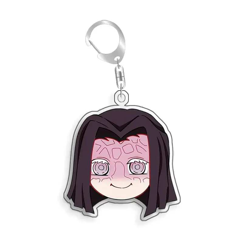 For Demon Slayer Daki Akaza Gyutaro Kokushibo Douma Obanai Iguro Acrylic Selfmade Cartoon Móc Treo Đeo Thoại, Standee, Móc Khoá In Theo Yêu Cầu, Chất Liệu Mica Dày 4mm, Kích Thước 5.5 Cm, Có In Test Mẫu
