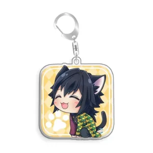 For Demon Slayer Giyuu Tomioka Sanemi Shinazugawa Muichiro Tokito Acrylic Selfmade Cartoon Móc Treo Đeo Thoại, Standee, Móc Khoá In Theo Yêu Cầu, Chất Liệu Mica Dày 4mm, Kích Thước 5.5 Cm, Có In Test Mẫu