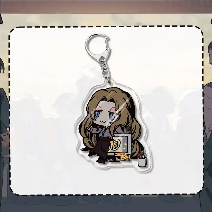 For Limbus Companys Anime Peripherals Don Quixote Acrylic Pendant Hong Lu Acrylic Keychain Móc Treo Đeo Thoại, Standee, Móc Khoá In Theo Yêu Cầu, Chất Liệu Mica Dày 4mm, Kích Thước 5.5 Cm, Có In Test Mẫu