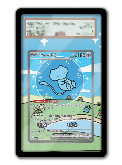 for-pokemon-card-display-ptcg-mew-art-di-var4-1789634495046-618 For Pokemon Card Display Ptcg Mew Art Display Anime Keychain Game Collectibles Art Fans Móc Treo Đeo Thoại, Standee, Móc Khoá In Theo Yêu Cầu, Chất Liệu Mica Dày 4mm, Kích Thước 5.5 Cm, Có In Test Mẫu