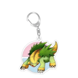 For Pokemon Lvysaur Charizard Typhlosion Torterra Acrylic Homemade Keychain Backpack Charm Móc Treo Đeo Thoại, Standee, Móc Khoá In Theo Yêu Cầu, Chất Liệu Mica Dày 4mm, Kích Thước 5.5 Cm, Có In Test Mẫu