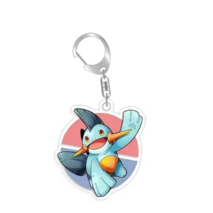 For Pokemon Lvysaur Charizard Typhlosion Torterra Acrylic Homemade Keychain Backpack Charm Móc Treo Đeo Thoại, Standee, Móc Khoá In Theo Yêu Cầu, Chất Liệu Mica Dày 4mm, Kích Thước 5.5 Cm, Có In Test Mẫu