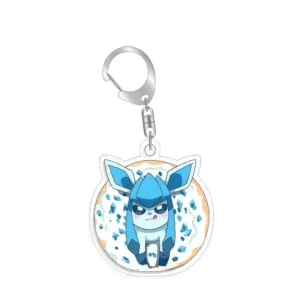 For Pokemon Sylveon Glaceon Umbreon Qikachu Acrylic Bag Pendant Keychain Backpack Charm Anime Móc Treo Đeo Thoại, Standee, Móc Khoá In Theo Yêu Cầu, Chất Liệu Mica Dày 4mm, Kích Thước 5.5 Cm, Có In Test Mẫu