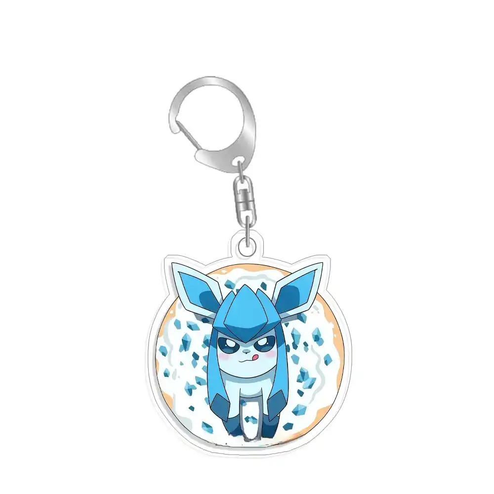 For Pokemon Sylveon Glaceon Umbreon Qikachu Acrylic Bag Pendant Keychain Backpack Charm Anime Móc Treo Đeo Thoại, Standee, Móc Khoá In Theo Yêu Cầu, Chất Liệu Mica Dày 4mm, Kích Thước 5.5 Cm, Có In Test Mẫu
