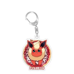 For Pokemon Sylveon Glaceon Umbreon Qikachu Acrylic Bag Pendant Keychain Backpack Charm Anime Móc Treo Đeo Thoại, Standee, Móc Khoá In Theo Yêu Cầu, Chất Liệu Mica Dày 4mm, Kích Thước 5.5 Cm, Có In Test Mẫu
