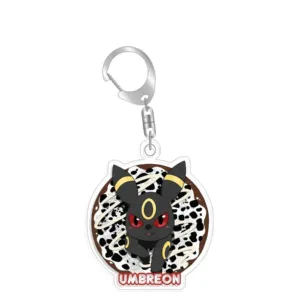 For Pokemon Sylveon Glaceon Umbreon Qikachu Acrylic Bag Pendant Keychain Backpack Charm Anime Móc Treo Đeo Thoại, Standee, Móc Khoá In Theo Yêu Cầu, Chất Liệu Mica Dày 4mm, Kích Thước 5.5 Cm, Có In Test Mẫu