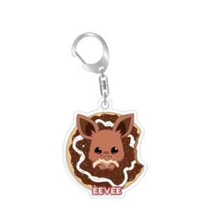 For Pokemon Sylveon Glaceon Umbreon Qikachu Acrylic Bag Pendant Keychain Backpack Charm Anime Móc Treo Đeo Thoại, Standee, Móc Khoá In Theo Yêu Cầu, Chất Liệu Mica Dày 4mm, Kích Thước 5.5 Cm, Có In Test Mẫu