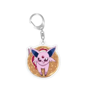 For Pokemon Sylveon Glaceon Umbreon Qikachu Acrylic Bag Pendant Keychain Backpack Charm Anime Móc Treo Đeo Thoại, Standee, Móc Khoá In Theo Yêu Cầu, Chất Liệu Mica Dày 4mm, Kích Thước 5.5 Cm, Có In Test Mẫu