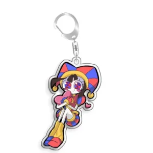 For The Amazing Digital Circus Jax Pomni Ragatha Kinger Gangle Acrylic Selfmade Cute Cartoon Móc Treo Đeo Thoại, Standee, Móc Khoá In Theo Yêu Cầu, Chất Liệu Mica Dày 4mm, Kích Thước 5.5 Cm, Có In Test Mẫu