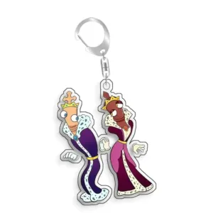 For The Amazing Digital Circus Kaufmo Gangle Ragatha Caine Acrylic Selfmade Cute Cartoon Móc Treo Đeo Thoại, Standee, Móc Khoá In Theo Yêu Cầu, Chất Liệu Mica Dày 4mm, Kích Thước 5.5 Cm, Có In Test Mẫu