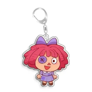 For The Amazing Digital Circus Kinger Gangle Kanfmo Zooble Acrylic Selfmade Cute Cartoon Móc Treo Đeo Thoại, Standee, Móc Khoá In Theo Yêu Cầu, Chất Liệu Mica Dày 4mm, Kích Thước 5.5 Cm, Có In Test Mẫu
