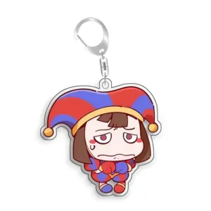 For The Amazing Digital Circus Kinger Gangle Kanfmo Zooble Acrylic Selfmade Cute Cartoon Móc Treo Đeo Thoại, Standee, Móc Khoá In Theo Yêu Cầu, Chất Liệu Mica Dày 4mm, Kích Thước 5.5 Cm, Có In Test Mẫu