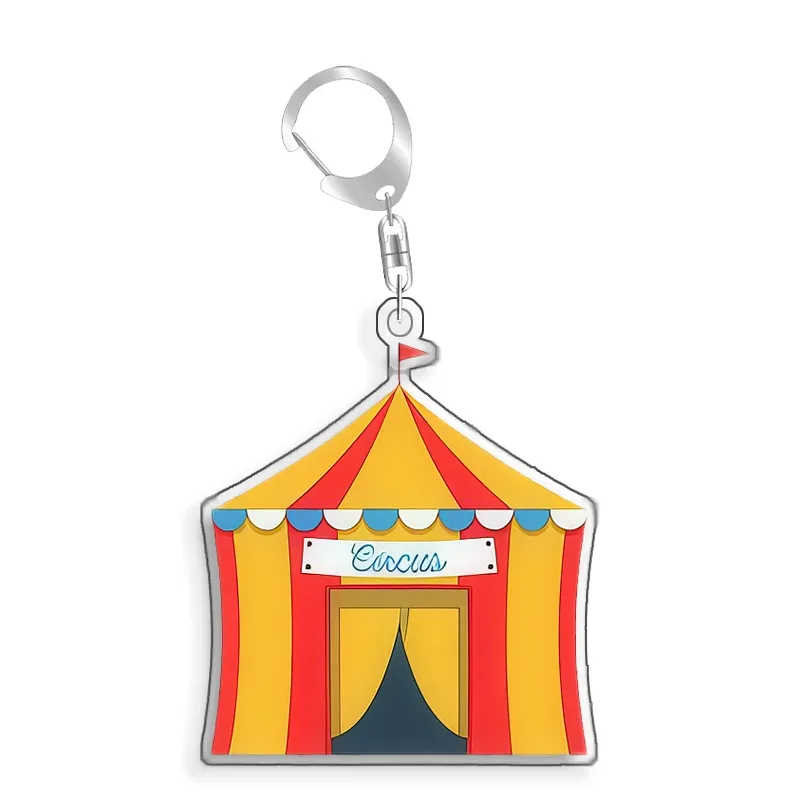 For The Amazing Digital Circus Lumbo Crimson Ciro Acrylic Selfmade Cute Cartoon Anime Móc Treo Đeo Thoại, Standee, Móc Khoá In Theo Yêu Cầu, Chất Liệu Mica Dày 4mm, Kích Thước 5.5 Cm, Có In Test Mẫu