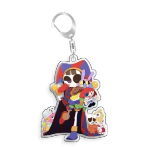 For The Amazing Digital Circus Pomni Jax Ragatha Kinger Caine Acrylic Selfmade Cute Cartoon Móc Treo Đeo Thoại, Standee, Móc Khoá In Theo Yêu Cầu, Chất Liệu Mica Dày 4mm, Kích Thước 5.5 Cm, Có In Test Mẫu