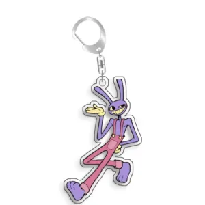 For The Amazing Digital Circus Pomni Jax Ragatha Kinger Caine Acrylic Selfmade Cute Cartoon Móc Treo Đeo Thoại, Standee, Móc Khoá In Theo Yêu Cầu, Chất Liệu Mica Dày 4mm, Kích Thước 5.5 Cm, Có In Test Mẫu