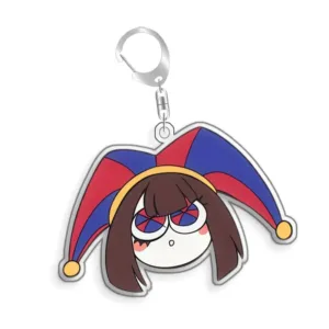 For The Amazing Digital Circus Pomni Jax Ragatha Kinger Caine Acrylic Selfmade Cute Cartoon Móc Treo Đeo Thoại, Standee, Móc Khoá In Theo Yêu Cầu, Chất Liệu Mica Dày 4mm, Kích Thước 5.5 Cm, Có In Test Mẫu