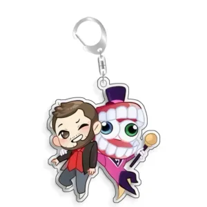 For The Amazing Digital Circus Ragatha Kaufmo Gangle Pomni Acrylic Selfmade Cute Cartoon Móc Treo Đeo Thoại, Standee, Móc Khoá In Theo Yêu Cầu, Chất Liệu Mica Dày 4mm, Kích Thước 5.5 Cm, Có In Test Mẫu