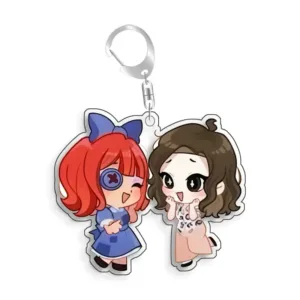 For The Amazing Digital Circus Ragatha Kaufmo Gangle Pomni Acrylic Selfmade Cute Cartoon Móc Treo Đeo Thoại, Standee, Móc Khoá In Theo Yêu Cầu, Chất Liệu Mica Dày 4mm, Kích Thước 5.5 Cm, Có In Test Mẫu