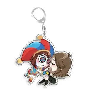 For The Amazing Digital Circus Ragatha Kaufmo Gangle Pomni Acrylic Selfmade Cute Cartoon Móc Treo Đeo Thoại, Standee, Móc Khoá In Theo Yêu Cầu, Chất Liệu Mica Dày 4mm, Kích Thước 5.5 Cm, Có In Test Mẫu