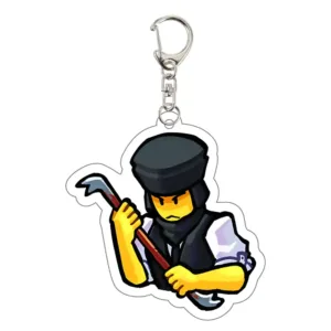 Forsaken-guest 1337 Noob Shedletsky Acrylic Keychains Charm Keyrings Chain Bag Accessories Móc Treo Đeo Thoại, Standee, Móc Khoá In Theo Yêu Cầu, Chất Liệu Mica Dày 4mm, Kích Thước 5.5 Cm, Có In Test Mẫu
