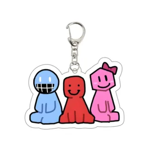 Forsaken-guest 1337 Noob Shedletsky Acrylic Keychains Charm Keyrings Chain Bag Accessories Móc Treo Đeo Thoại, Standee, Móc Khoá In Theo Yêu Cầu, Chất Liệu Mica Dày 4mm, Kích Thước 5.5 Cm, Có In Test Mẫu