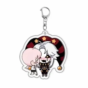 Freak Circus Acrylic Keychain Cute Animation Backpack Decoration Pierrot Harlequin Keyring Móc Treo Đeo Thoại, Standee, Móc Khoá In Theo Yêu Cầu, Chất Liệu Mica Dày 4mm, Kích Thước 5.5 Cm, Có In Test Mẫu