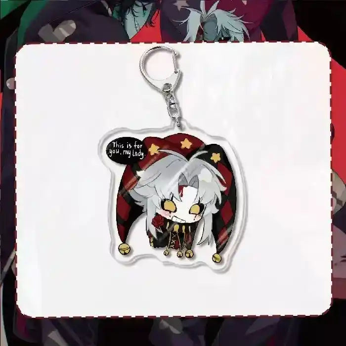 Freak Circus Anime Peripherals Pierrot Figure Acrylic Pendnat Collectible Bag Accessory Móc Treo Đeo Thoại, Standee, Móc Khoá In Theo Yêu Cầu, Chất Liệu Mica Dày 4mm, Kích Thước 5.5 Cm, Có In Test Mẫu