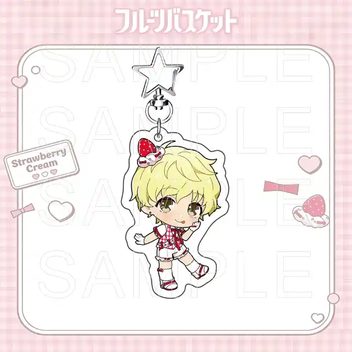 fruits-basket-acrylic-keychain-strawberr-var4-1789556486593-779 Fruits Basket Acrylic Keychain, Strawberry Cream Theme Charm, Tohru Honda Kyo Yuki Sohma Móc Treo Đeo Thoại, Standee, Móc Khoá In Theo Yêu Cầu, Chất Liệu Mica Dày 4mm, Kích Thước 5.5 Cm, Có In Test Mẫu