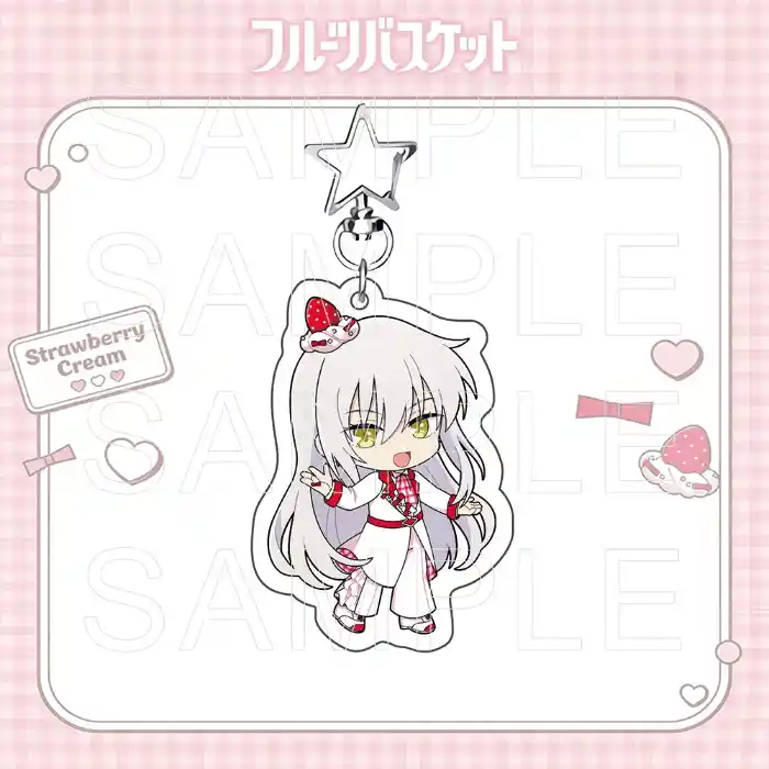 fruits-basket-acrylic-keychain-strawberr-var5-1789556496102-545 Fruits Basket Acrylic Keychain, Strawberry Cream Theme Charm, Tohru Honda Kyo Yuki Sohma Móc Treo Đeo Thoại, Standee, Móc Khoá In Theo Yêu Cầu, Chất Liệu Mica Dày 4mm, Kích Thước 5.5 Cm, Có In Test Mẫu