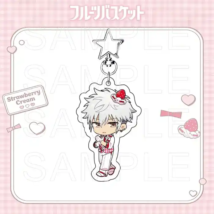fruits-basket-acrylic-keychain-strawberr-var6-1789556518004-284 Fruits Basket Acrylic Keychain, Strawberry Cream Theme Charm, Tohru Honda Kyo Yuki Sohma Móc Treo Đeo Thoại, Standee, Móc Khoá In Theo Yêu Cầu, Chất Liệu Mica Dày 4mm, Kích Thước 5.5 Cm, Có In Test Mẫu